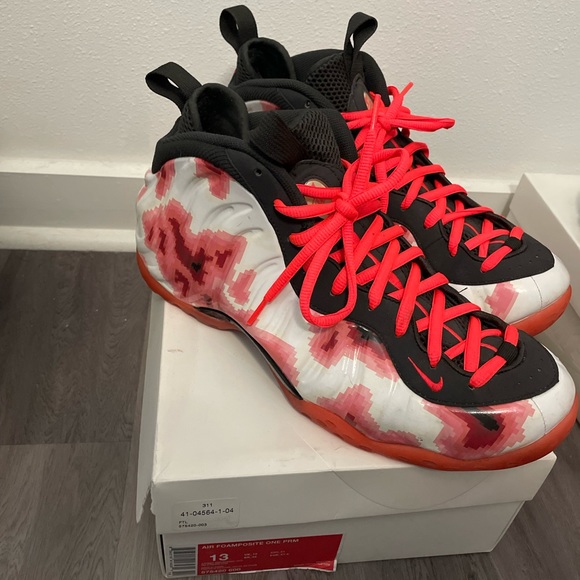 air foamposite one prm atomic red